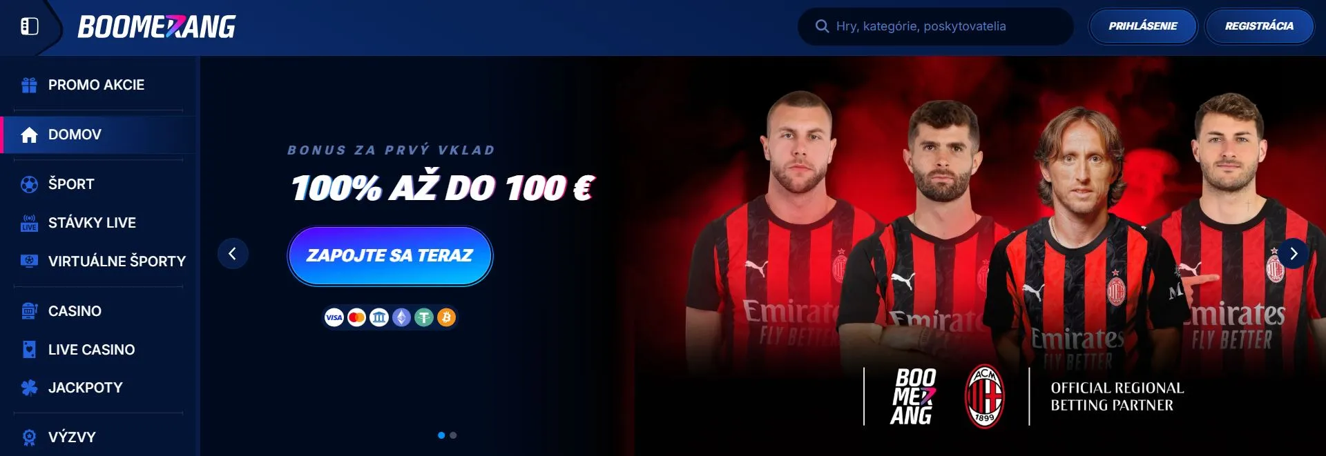 Najlepšie zahraničné online kasína pre Slovákov 2026 Boomerang Bet
